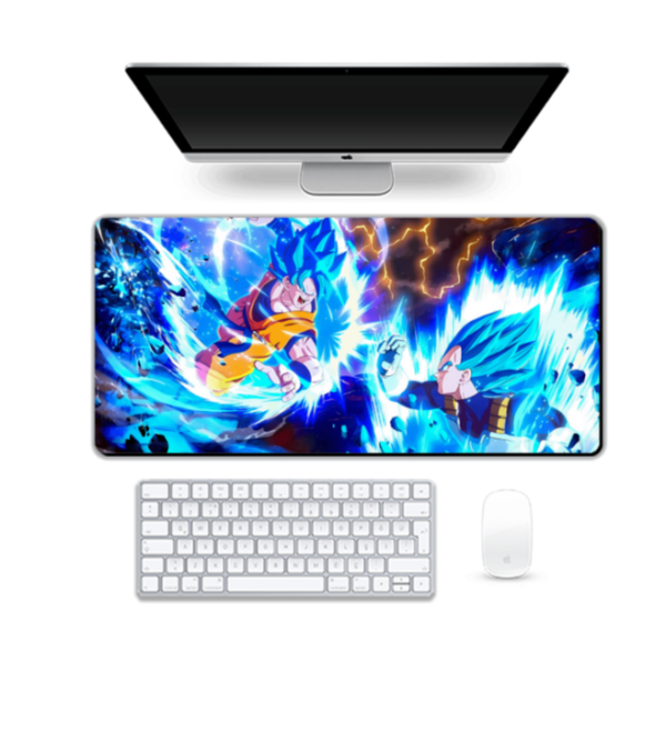Anime Printed Goku Vs Vegeta Gaming Pad, 90 x 42 cm