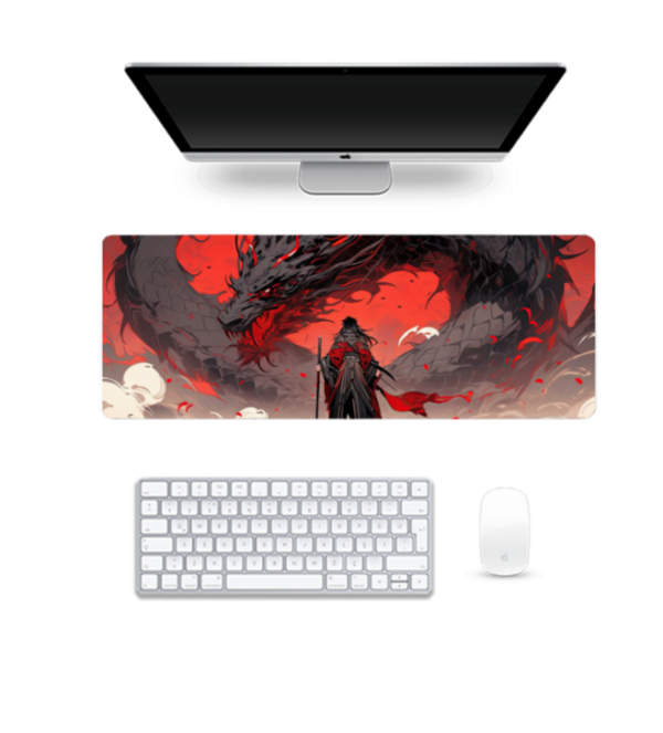 Anime Printed Samurai Gaming Pad, 80 x 30 Cm