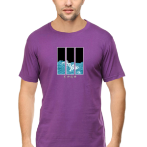 Cotton Printed Samurai T-shirt for Men
