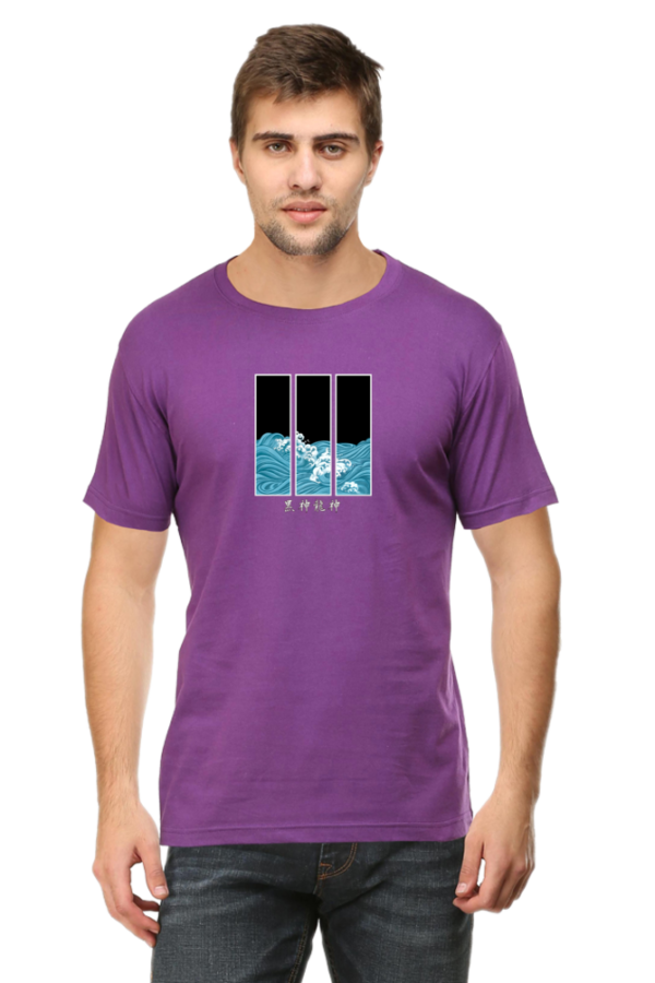 Cotton Printed Samurai T-shirt for Men