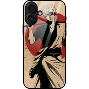 Gintama iPhone 16 Plus Cover, Anime Design