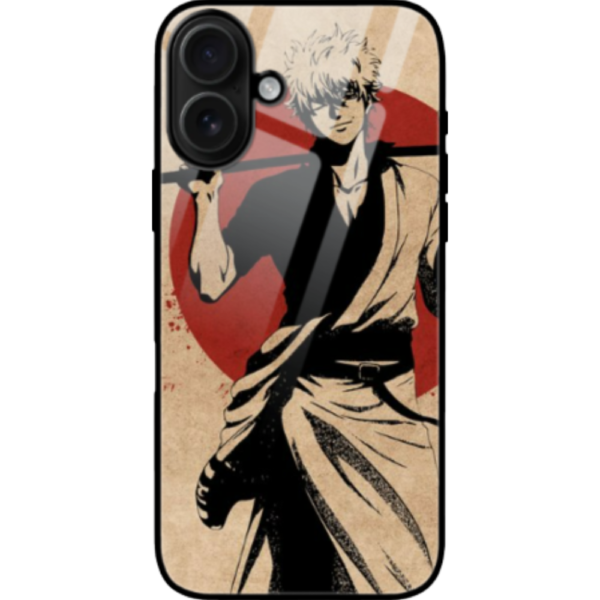Gintama iPhone 16 Plus Cover, Anime Design