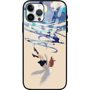 Falling From Stars iPhone 15 Pro Max Cover, Anime Design