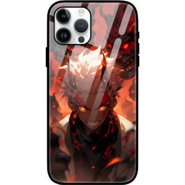Demon King iPhone 14 Pro Cover, Anime Design