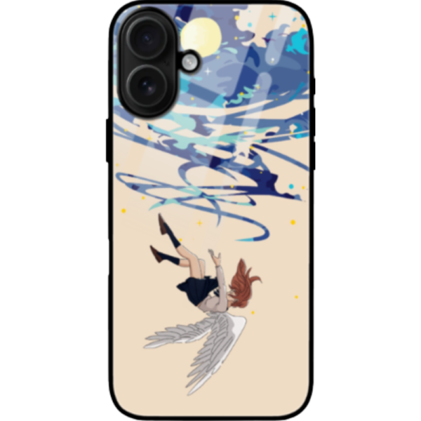 Falling From Stars iPhone 16 Pro Cover, Anime Design