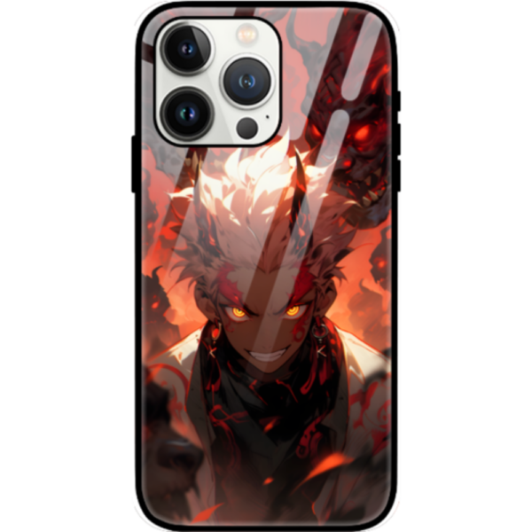 Demon King iPhone 14 Pro Max Cover, Anime Design