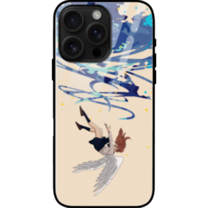 Falling From Stars iPhone 16 Pro Max Cover, Anime Design