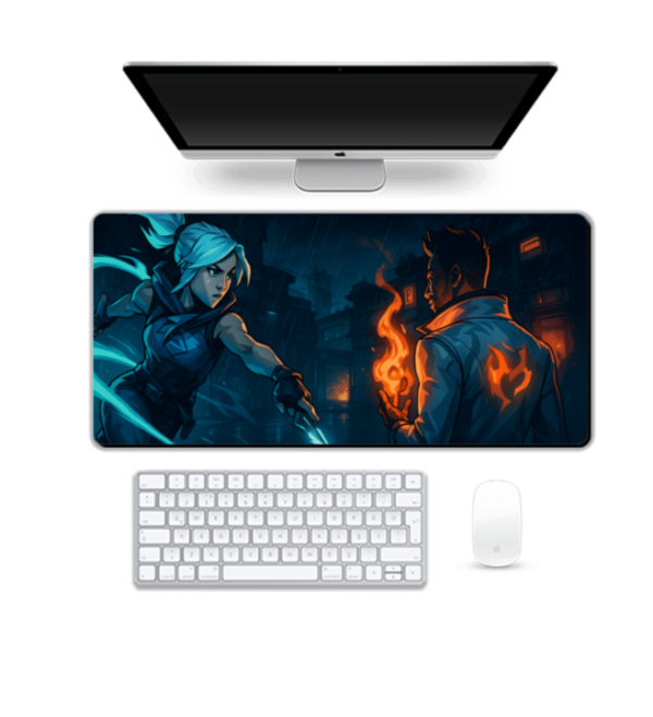 Printed Jett Vs Phoenix Gaming Pad, 90 x 42 cm