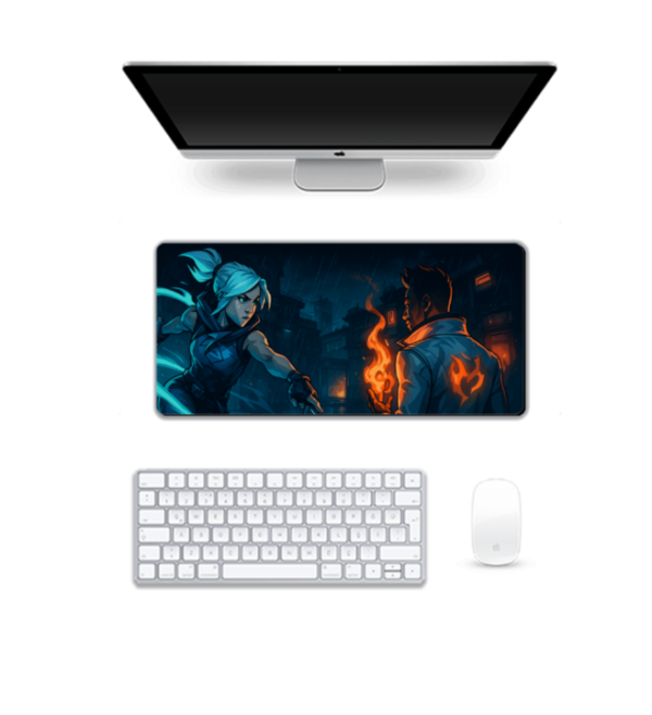 Printed Jett Vs Phoenix Gaming Pad, 60 x 28 Cm