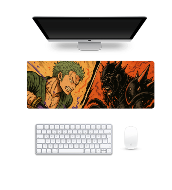 Printed Zoro Vs King Gaming Pad, 80 x 30 Cm