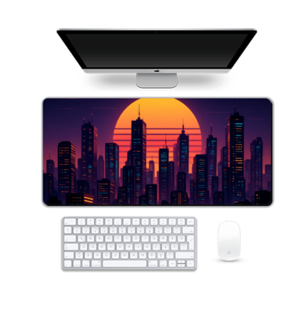 Printed Night City Cyberpunk 2077 Gaming Pad, 90 x 42 cm