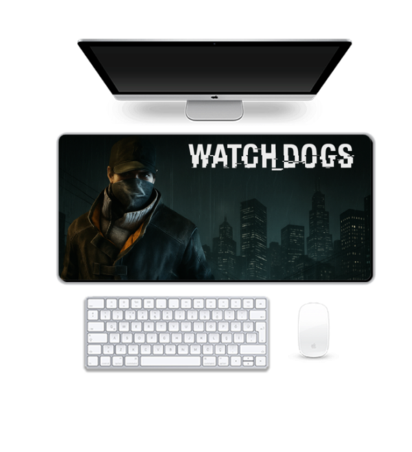 Printed Watch Dogs Gaming Pad, 90 x 42 cm