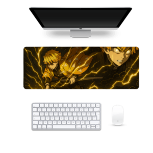Anime Printed Zenitsu Thunderclap Flash Gaming Pad, 80 x 30 Cm