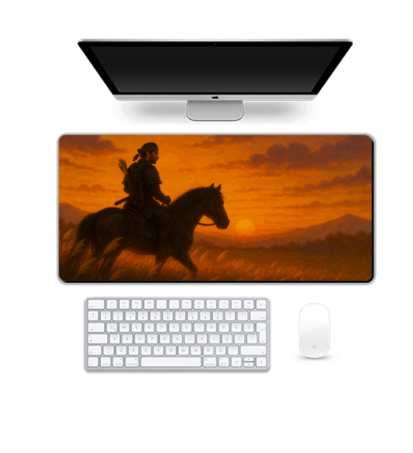 Printed Golden Hour Ride Gaming Pad, 90 x 42 cm