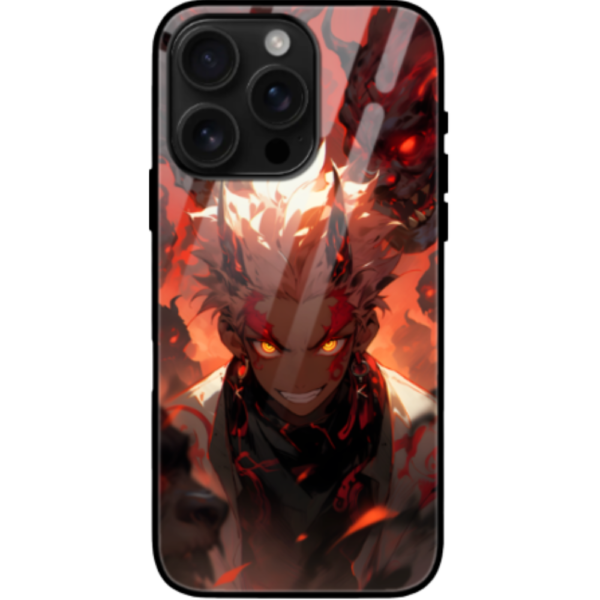 Demon King iPhone 16 Pro Cover, Anime Design