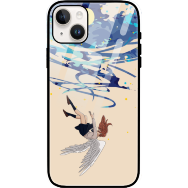 Falling From Stars iPhone 15 Plus Cover, Anime Design