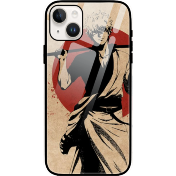 Gintama iPhone 14 Plus Cover, Anime Design