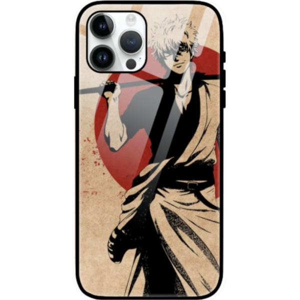 Gintama iPhone 15 Pro Cover, Anime Design