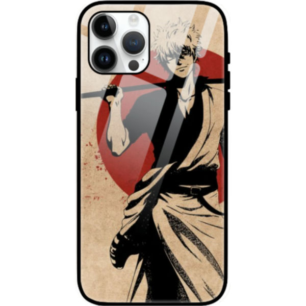 Gintama iPhone 15 Pro Max Cover, Anime Design