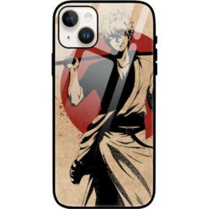 Gintama iPhone 15 Plus Cover, Anime Design
