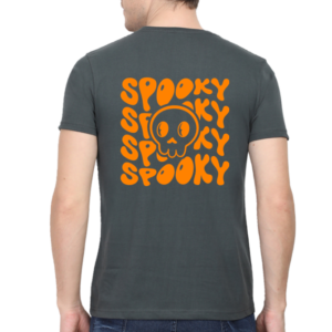 Cotton Printed Spooky V2 T-shirt for Men