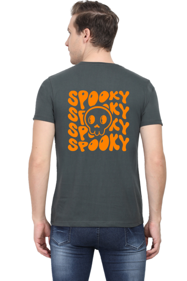 Cotton Printed Spooky V2 T-shirt for Men