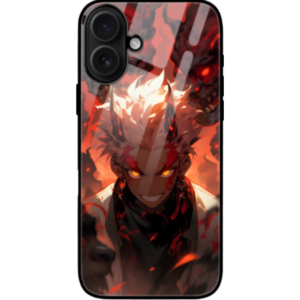 Demon King iPhone 16 Plus Cover, Anime Design