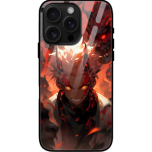Demon King iPhone 16 Pro Max Cover, Anime Design