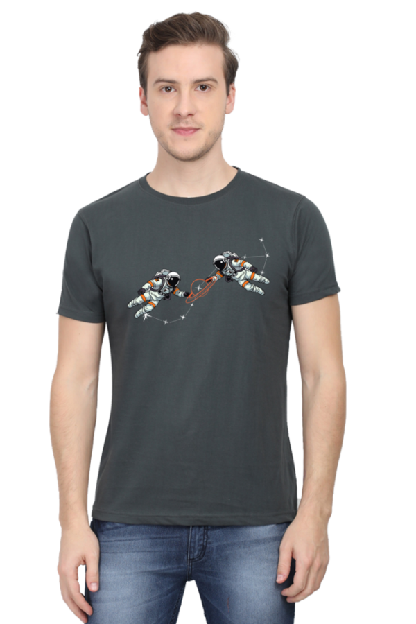 Cotton Printed Astronaut T-shirt for Men