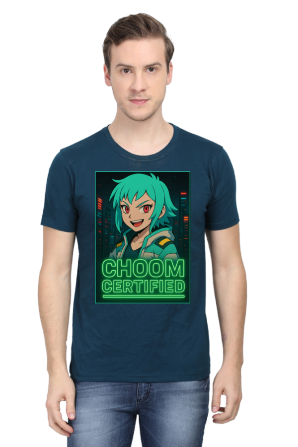 Cotton Printed Cyberpunk Choom Certified T-shirt for Men