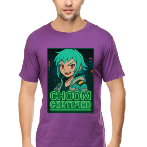 Cotton Printed Cyberpunk Choom Certified T-shirt for Men