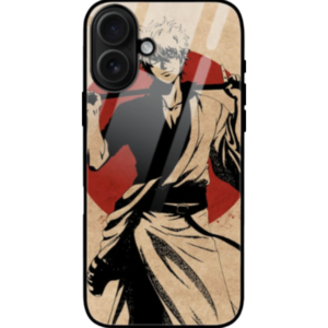 Gintama iPhone 16 Cover, Anime Design