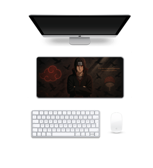 Anime Printed Itachi Uchiha Gaming Pad, 60 x 28 Cm