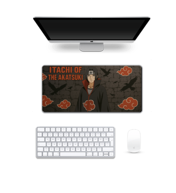 Anime Printed Itachi Of Akatsuki Gaming Pad, 60 x 28 Cm