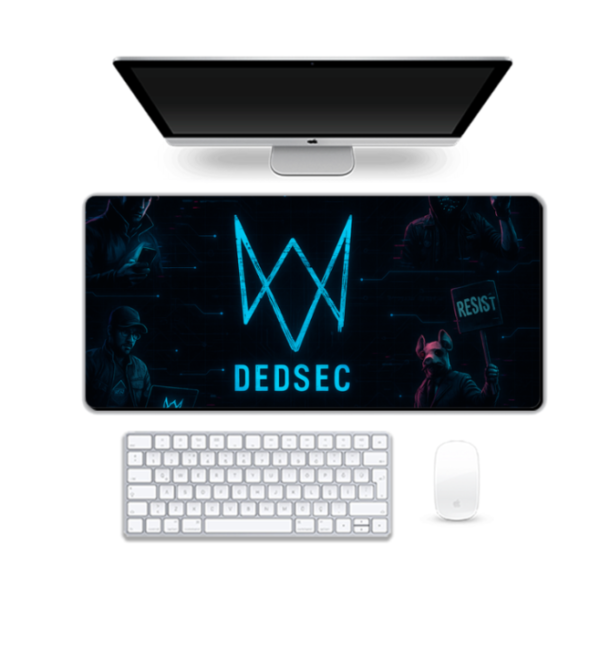Printed Dedsec Gaming Pad, 90 x 42 cm
