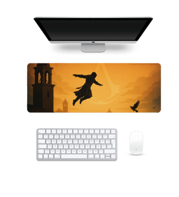Printed Leap Of Faith Gaming Pad, 80 x 30 Cm