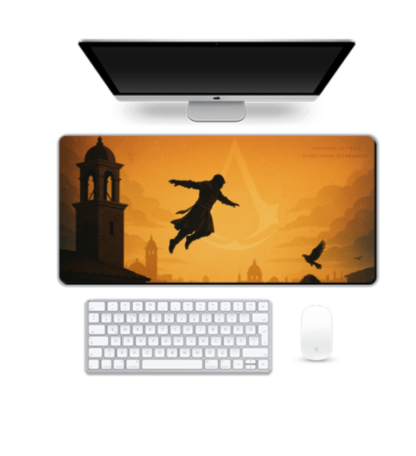 Printed Leap Of Faith Gaming Pad, 90 x 42 cm