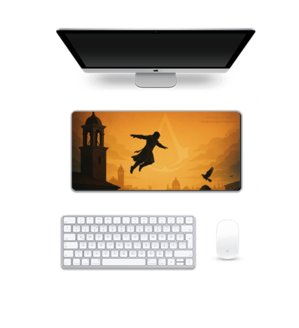 Printed Leap Of Faith Gaming Pad, 60 x 28 Cm