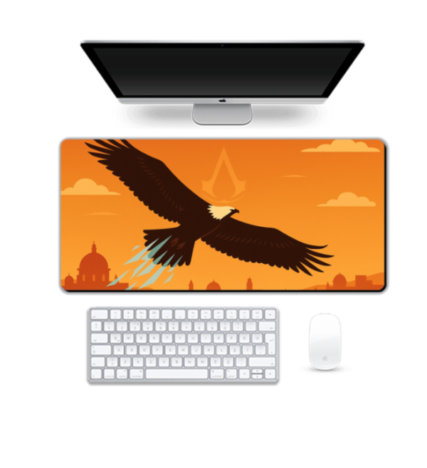 Printed Eagle's Flight Gaming Pad, 90 x 42 cm