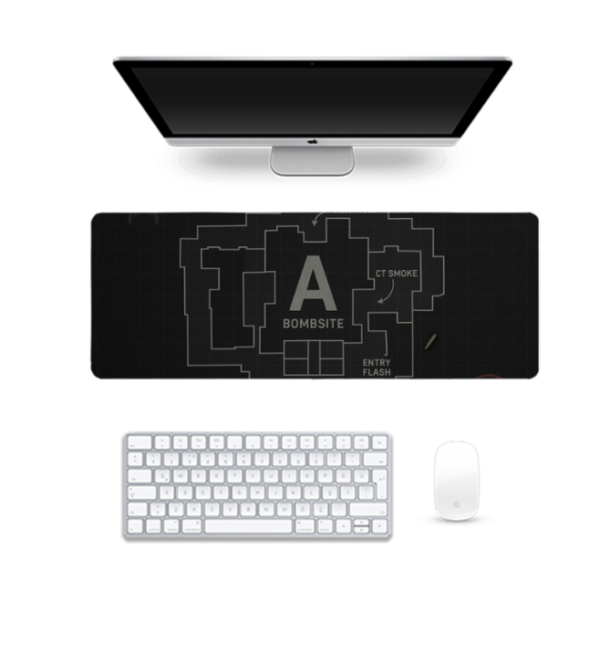 Printed Defuse Site Alpha Gaming Pad, 80 x 30 Cm