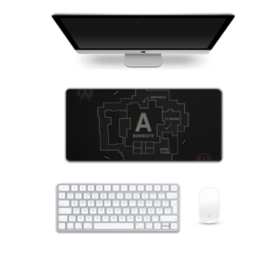 Printed Defuse Site Alpha Gaming Pad, 60 x 28 Cm