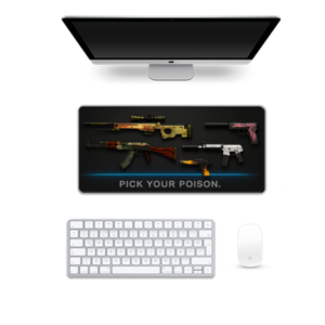 Printed Pick Your Poison Gaming Pad, 60 x 28 Cm
