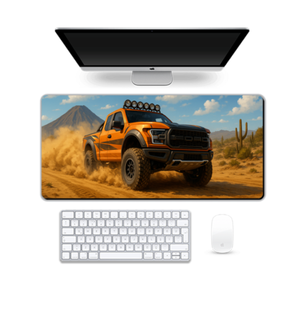 Printed Desert Raid Gaming Pad, 90 x 42 cm