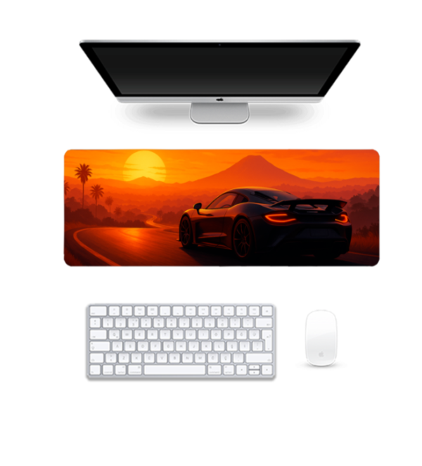 Printed Sunset Apex Gaming Pad, 80 x 30 Cm