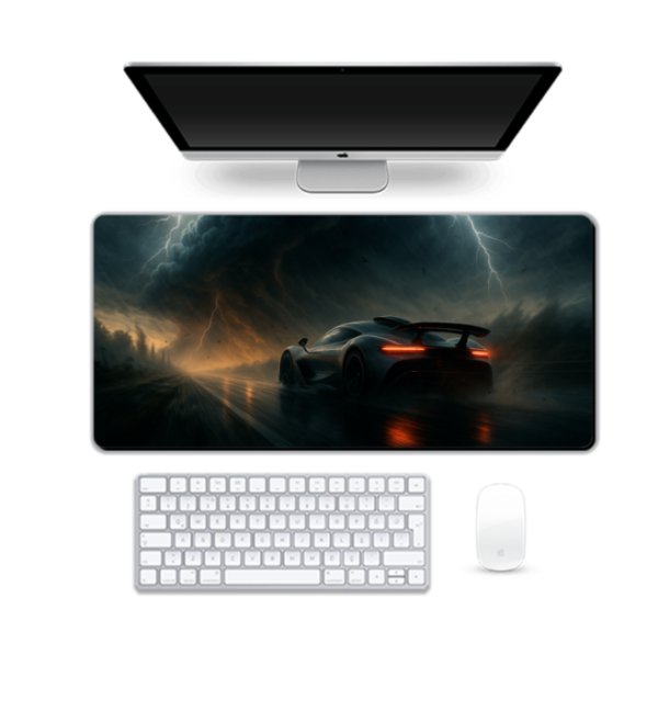 Printed Outrun The Storm Gaming Pad, 90 x 42 cm