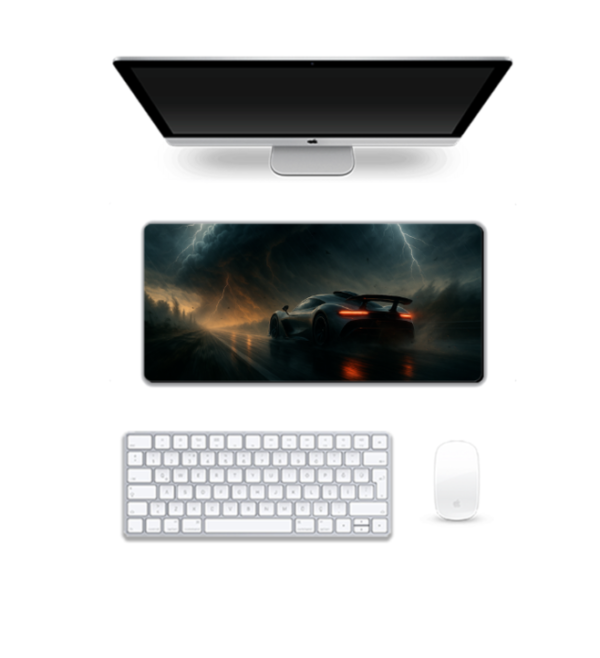 Printed Outrun The Storm Gaming Pad, 60 x 28 Cm