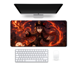 Printed Hu Tao Gaming Pad, 90 x 42 cm