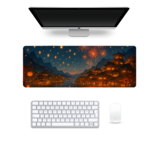 Printed Lantern Rite Glow Gaming Pad, 80 x 30 Cm