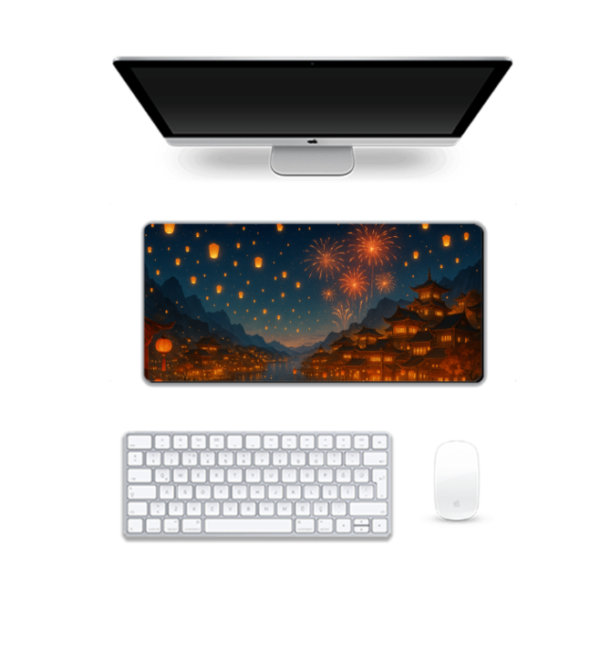 Printed Lantern Rite Glow Gaming Pad, 60 x 28 Cm