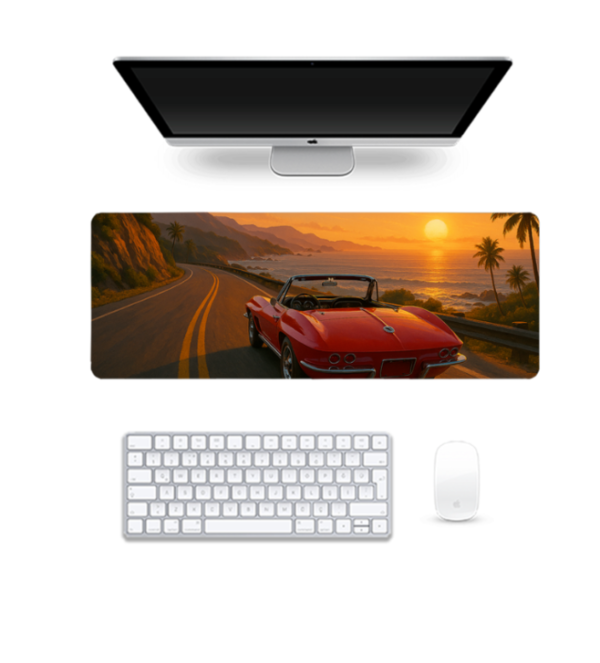 Printed Coastal Cruise Gaming Pad, 80 x 30 Cm